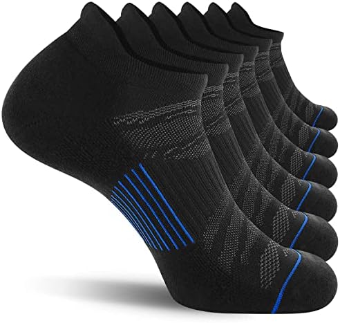 Мъжки чорапи за бягане на щиколотках FITRELL от 6 опаковки С ниско деколте И мека спортни чорапи 7-9/9-12/12-15