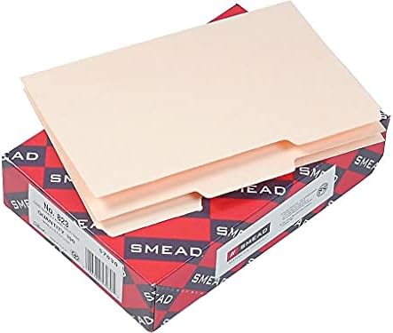 Smead 57030 Ръководства за карти с отделна отметка, събиране на 1/3 от разделите, Манильская, 8 X 5 100 / кутия