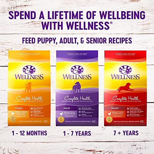 Суха храна за кучета Wellness Complete Health Toy Breed със Зърно, Пиле и Ориз, 4-Фунтовый Пакет