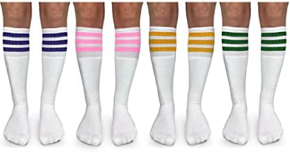 Чорапи Джефрис За момчета И Момичета Унисекс Шарени, Разнообразни, Чорапогащи до Коляното, 4 опаковки