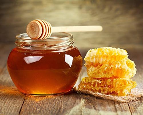 mollensiuer 16 Опаковки от Дървени Ковшиков за мед, Кран, Пръчка за Разбъркване, за дозиране в буркан с мед (6 инча)