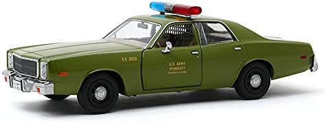 Колекционерска стойност Greenlight 84103 The A-Team (сериал 1983-87) Plymouth Fury 1977, полиция, армия на САЩ в мащаб 1:24
