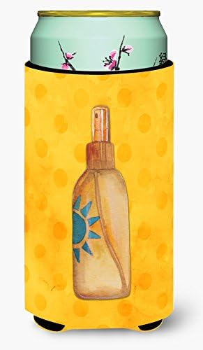 Carolin's Treasures BB8262TBC Съобщение в бутилка Жълто Обнимашка за високо момче, грах, Жълт, С ръкав-интеркулер, Може да се Пере в машина, Обнимашка за напитки, Сгъваема Изолатор, Изолиращ напитки