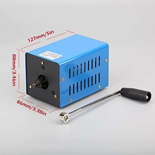 Открит Преносим Генератор Мултифункционален Мощност Ръчно Кривошипный Генератор Dynamotor USB Зареждане за Къмпинг Теренна Работа (Цвят: 20 W)