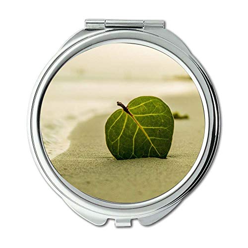 Огледало,Компактно огледало, лист бреговата линия на плажа, Карманное Огледало, джобно огледало