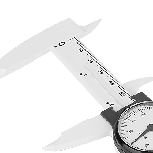 Штангенциркуль с нониусом, точност 0,01 мм Пластмасова Быстросъемный инструмент за Измерване Штангенциркуль Измервателен инструмент за биомедицински индустрия, 0-1