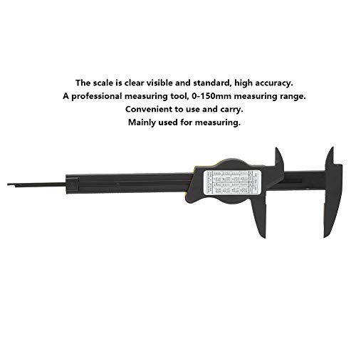 Штангенциркуль с нониусом, точност 0,01 мм Пластмасова Быстросъемный инструмент за Измерване Штангенциркуль Измервателен инструмент за Биомедицински индустрия, 0-1