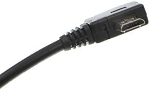 Кабели Alvin's Micro USB под прав ъгъл към Цилиндрическому двигателя 2,1 постоянен ток захранващ Кабел за Tilta Ядро Nano