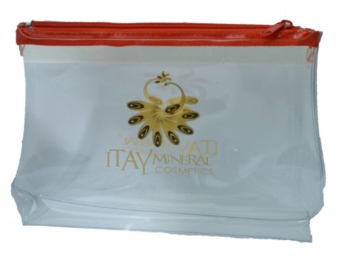 Бистра Косметичка Itay Mineral Cosmetics за пътуване в самолет (с Червена цип)