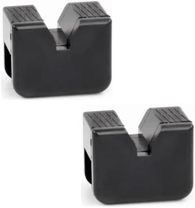 KickFun 2 опаковки Универсални гумени тампони за влакчета за домкрата, защита на адаптер за затягащите шев - Подходящ за поставки за домкрата с тегло 2-3 тона (2)