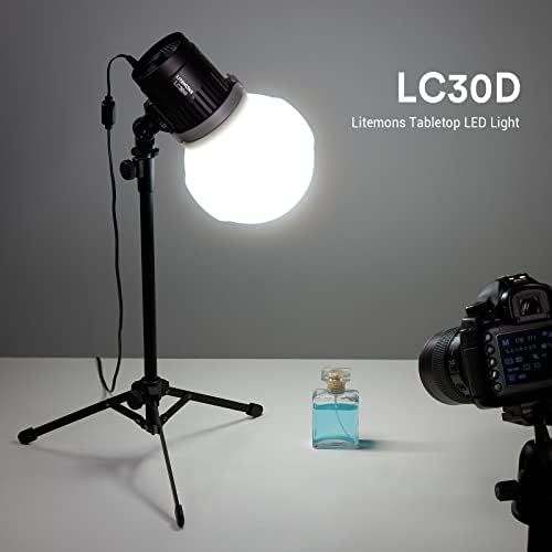 Настолна led лампа Godox LC30D + диффузионный купол Godox ML-CD15