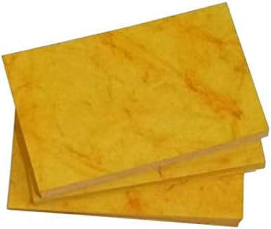 ПЕЧАТНИ Жълти Дизайнерски Картички за съобщения, пощенски Картички със собствените си ръце, (6x4) Инча (опаковка по 50 броя)